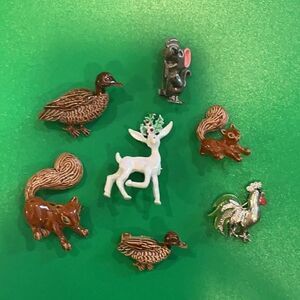 7 Vintage Signed Gerry’s Animal Pins/Brooches